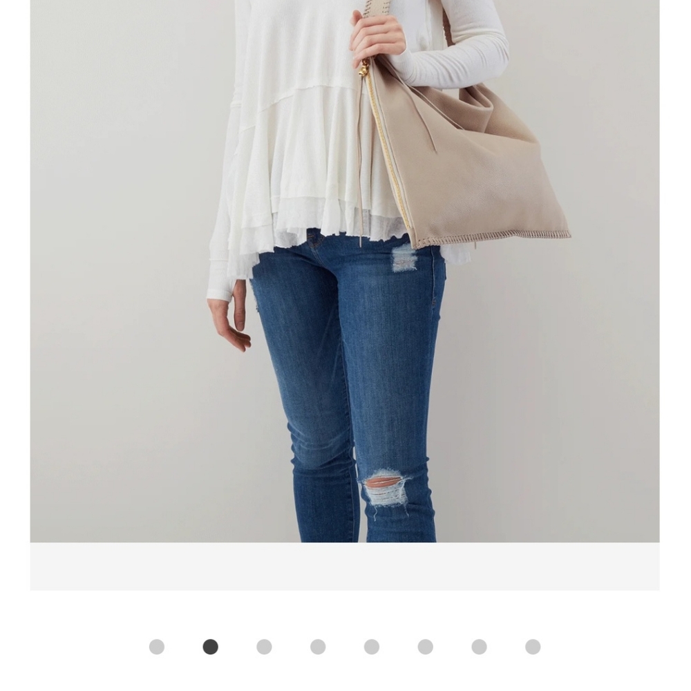 HOBO International Joplin shoulder bag in Oyster. - Picture 7 of 12